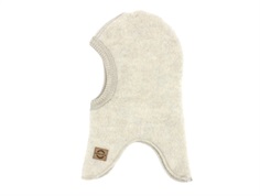 Mikk-line melange offwhite balaclava merino wool